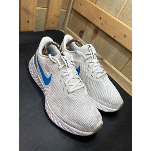 Nike Revolution 5 Extra Wide Photon Dust Photo Blue Running Shoes Size 8.5 - Picture 2 of 9